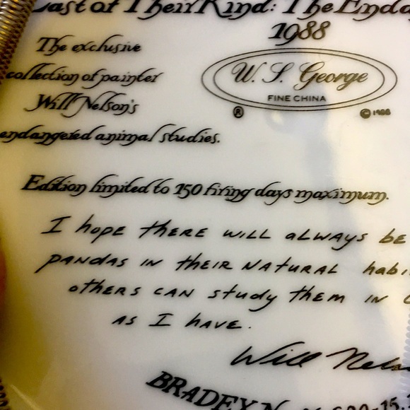 Bradford Exchange collectors plate. “The Panda” - Picture 7 of 9